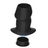 FUKR Plug Tunnel avec Bouchon Euhlo M 6.5 x 4.5 cm Noir